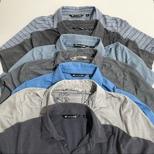Travis Mathew Lot of 8 Bundle of Golf Polo shirts
